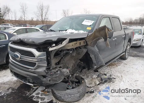 2023 Ford F-150 Limited from USA, damaged, VIN 1FTFW1ED5PFB27652